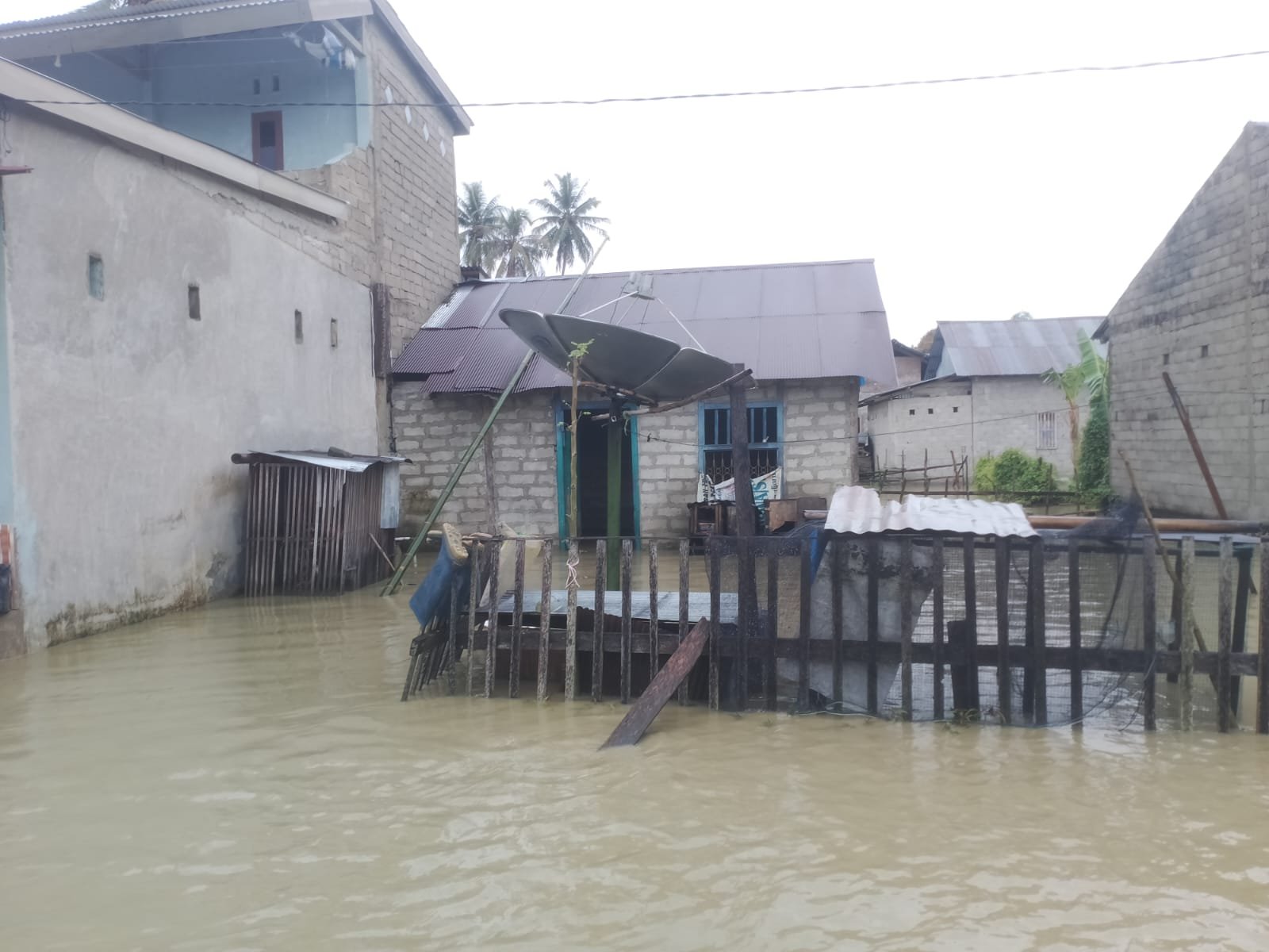 Banjir Rendam 14 Rumah Warga di Desa Sendana Kasimbar