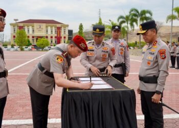 Kapolda Sulteng Minta Pejabat Baru Segera Baca Kondisi Organisasi di Tempat Tugas