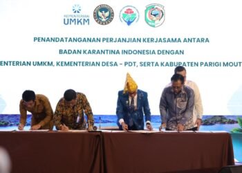 Bupati Parimo Teken Kerja Sama Dorong UMKM dan Produk Lokal ke Pasar Ekspor