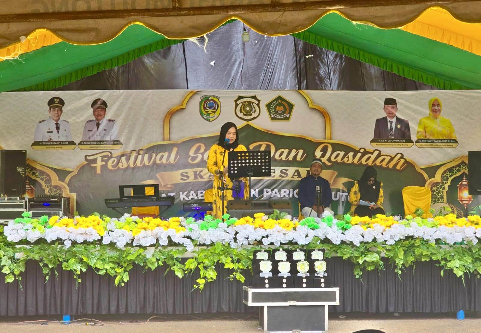 200 Peserta dari 23 Kecamatan Ramaikan Festival Qasidah Parimo 2026