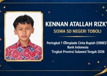 Siswa SDN Toboli Raih Nilai Tertinggi ORBEST 2026 se-Sulteng