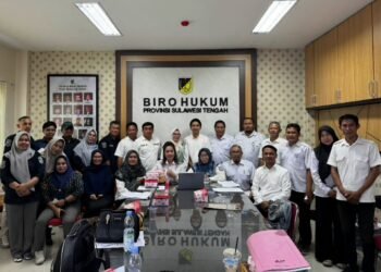 Disperkim Parimo Rapat Fasilitasi di Pemprov Sulteng