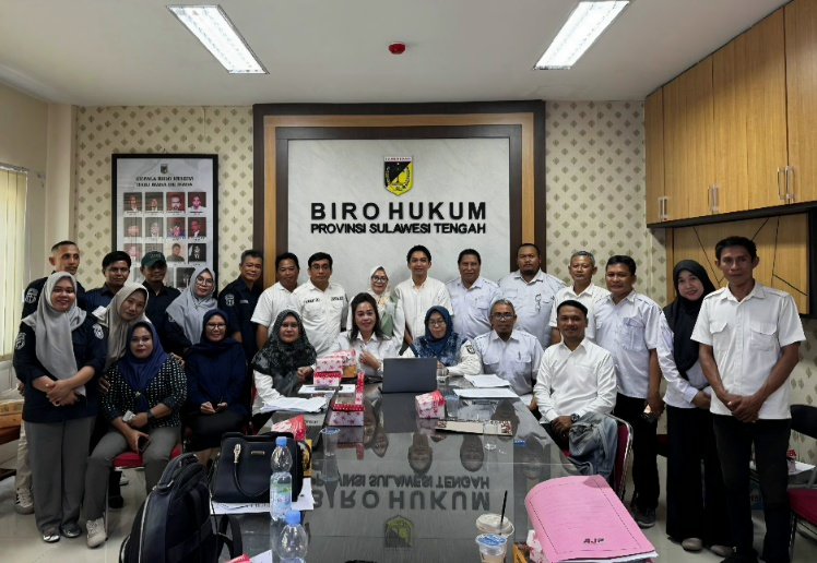 Disperkim Parimo Rapat Fasilitasi di Pemprov Sulteng
