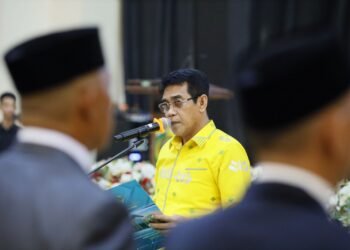 Lantik 18 Pejabat Eselon II, Bupati Parimo: Kinerja Buruk Terancam Nonjob
