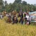 Bupati Parimo Panen Perdana Program Cetak Sawah di Toriapes Kasimbar