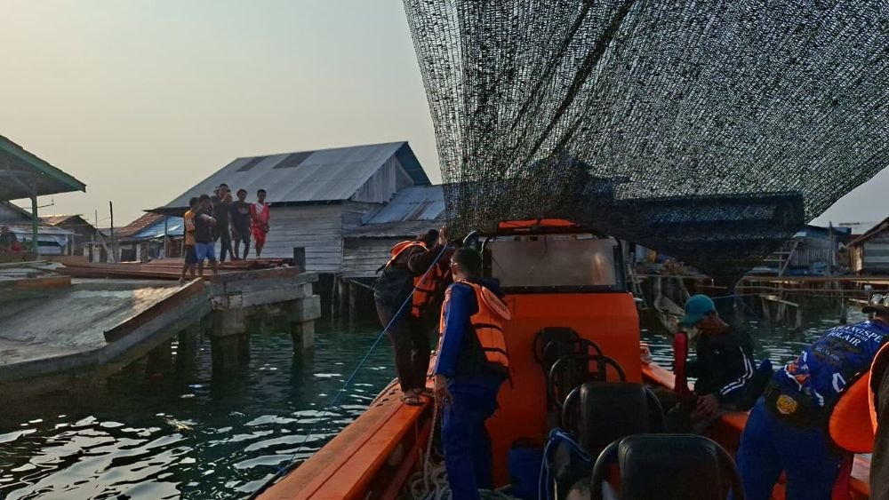 Pencarian Nelayan Hilang Kontak di Touna Hari Kedua Masih Nihil