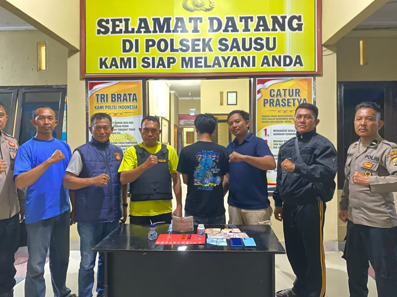 Polisi Perketat Pemberantasan Narkotika di Sausu, 11 Paket Diduga Sabu Diamankan