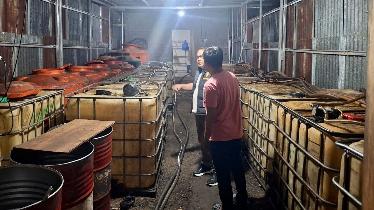 Polisi Temukan 24 Wadah Penampungan Bio Solar Kosong di Sigi