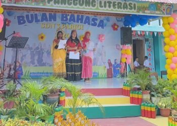 Peringatan Bulan Bahasa, SDN 3 Parigi Dorong Siswa Cintai Bahasa dan Kembangkan Kreativitas