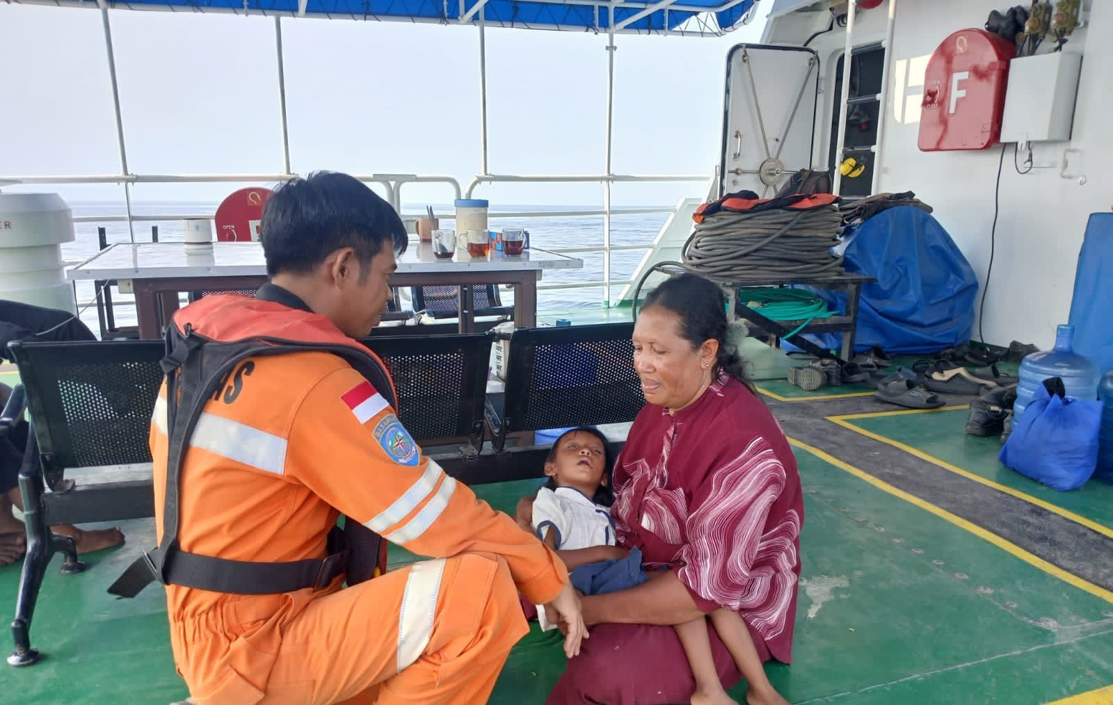 Lima Penumpang Long Boat Sempat Hilang Kontak di Perairan Balut Ditemukan Selamat