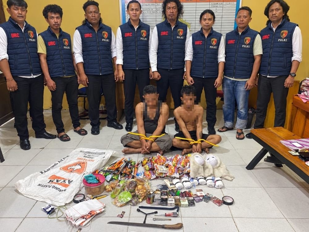 Polres Parimo Bongkar Modus Pencurian Toko dan Ternak, 2 Terduga Pelaku Ditangkap