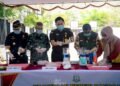 Kejari Banggai Musnahkan 405 Gram Sabu dari 16 Perkara Pidana