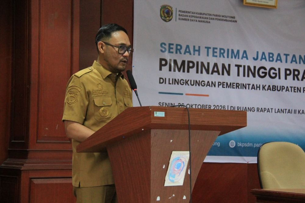 Sekda Parimo Tekankan Evaluasi Kinerja dan Penggunaan Anggaran kepada Pejabat Baru
